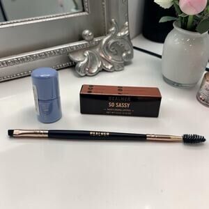Realher Beauty Bundle So Sassy Lipstick Mini Lip & Brow Brush